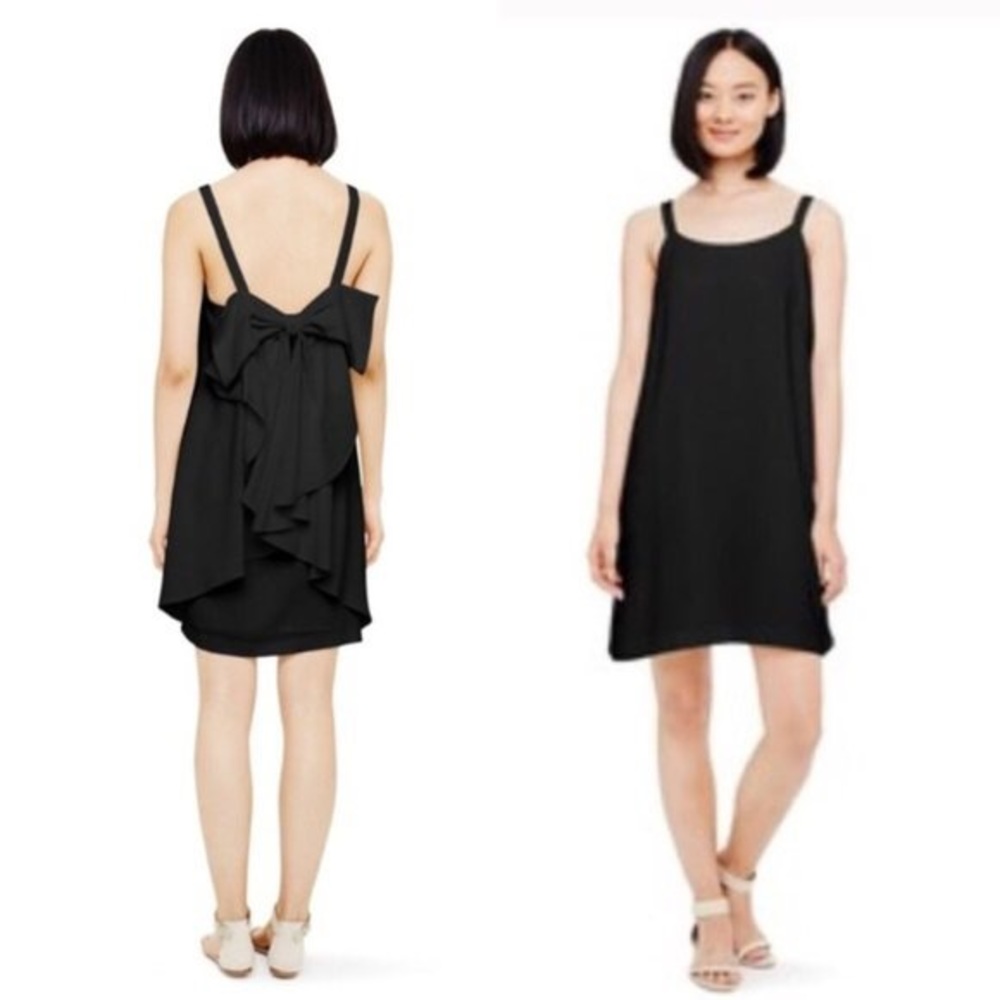 Club Monaco Davie Bow Dress in Black